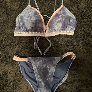 Tie dye bohoo target bikini